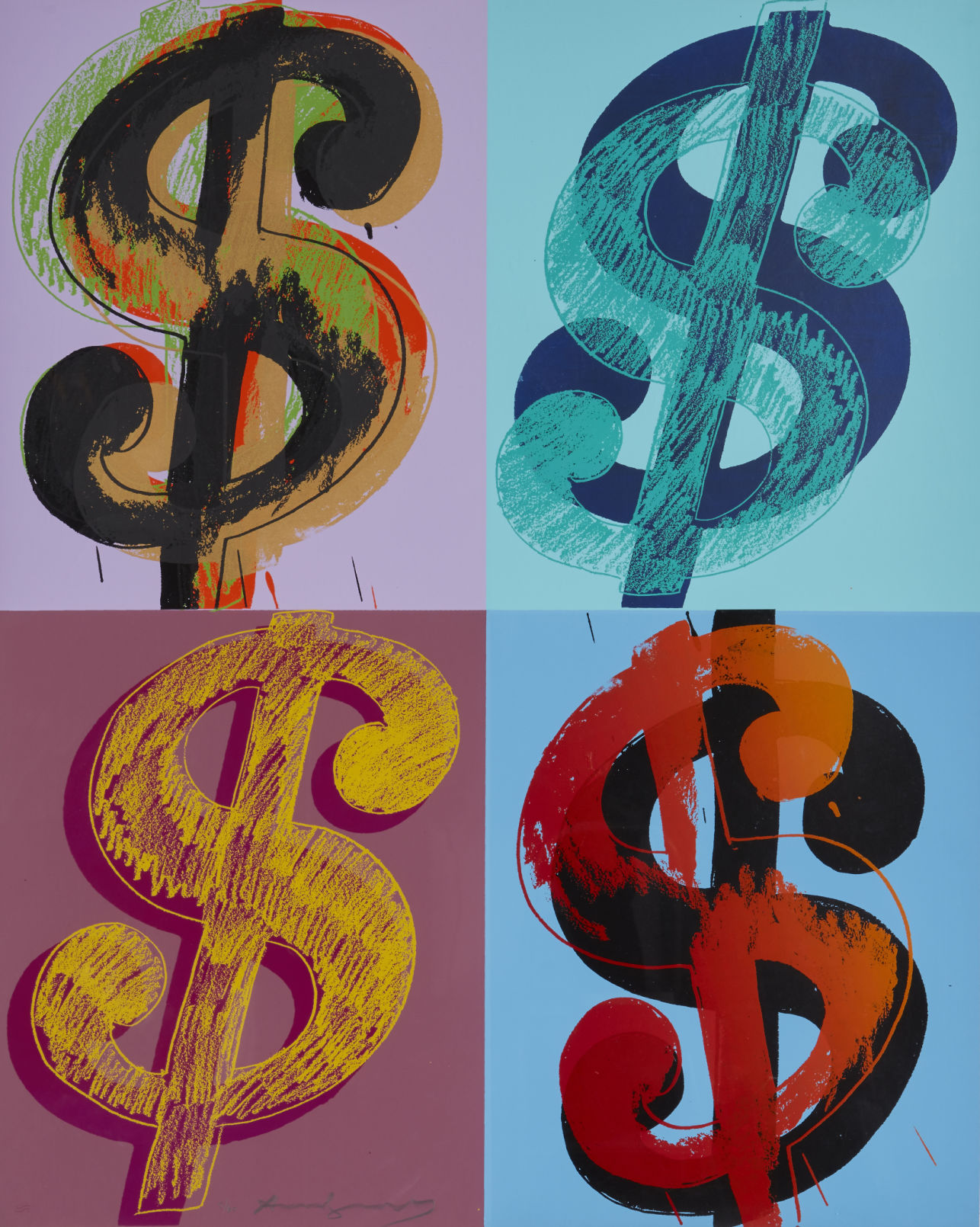 $ (quadrant) by Andy Warhol